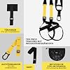 trx training - pro 3 suspension training kit commercial components with three types of anchors