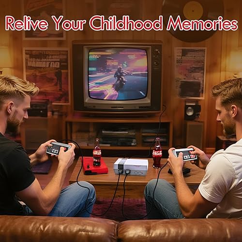 Miniatura 3 de Retro Game Console for NES, Retro Gaming Console with 620 Built-in Games, Classic Mini Entertainment System for Nintendo, Plug and Play with Dual