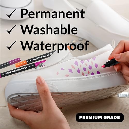 Miniatura 4 de Marcadores de tela para ropa de bebé, tela de lona, tapicería, camisetas para zapatos, ropa, pintura, rotuladores de tela para ropa, marcadores de