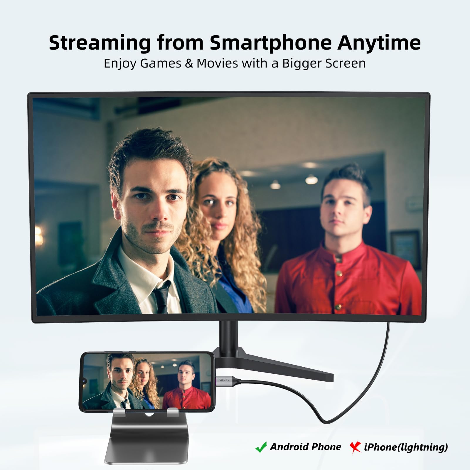 Confezione da 10 cavi da USB C a HDMI 2.0 da USB tipo C a HDMI 2.0 da 1,8 m, compatibile con Thunderbolt 3, ad alta velocità, in alluminio aggiornato, per MacBook Pro/Air, iPad Pro, Galaxy, Surface,