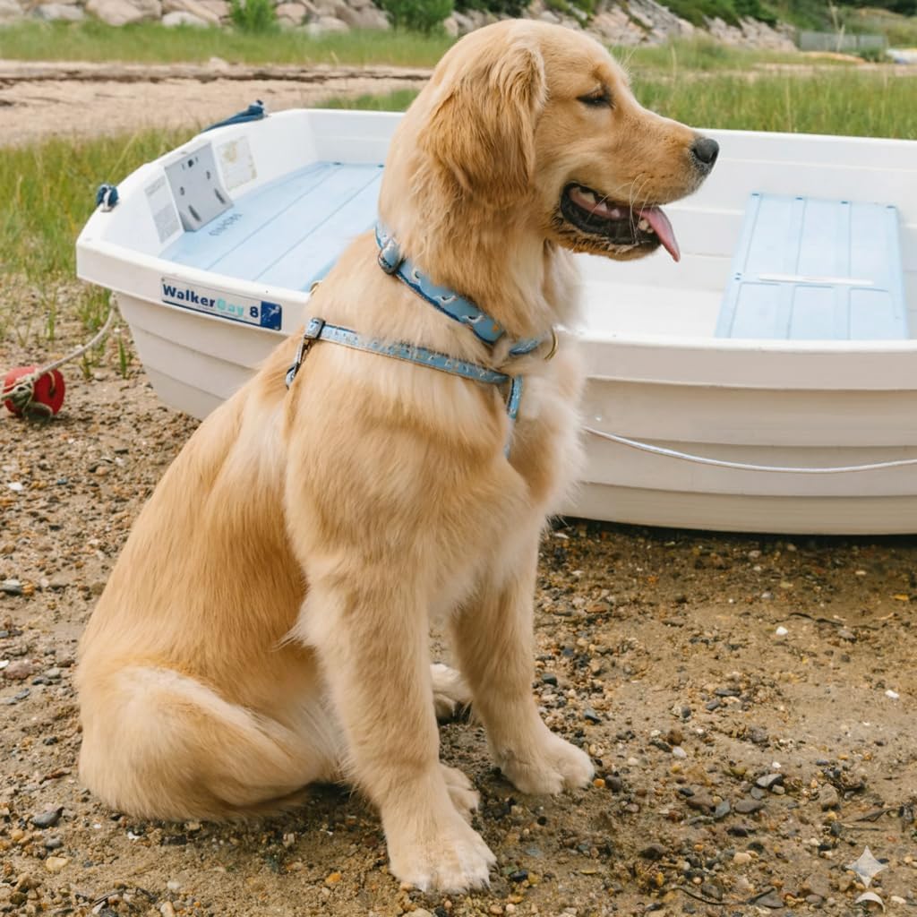 Up Country Gull Watch Dog Collar, Small (9 to 15 inches) 1 inch Wide Width
