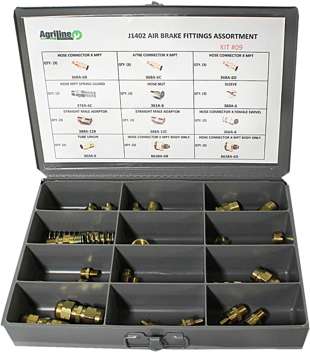 J1402 Air Brake Fitting Assortment Automotive