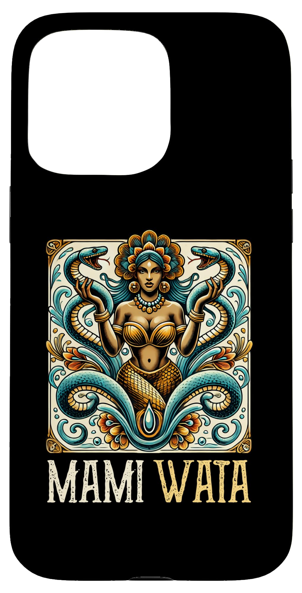 iPhone 15 Pro Max Mami Wata Creole Orisha Africa Caribbean Yoruba Santeria Case