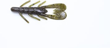 Zoom UltraVibe Speed Craw-Pack of 12 Green Pumpkin, 3.5-Inch