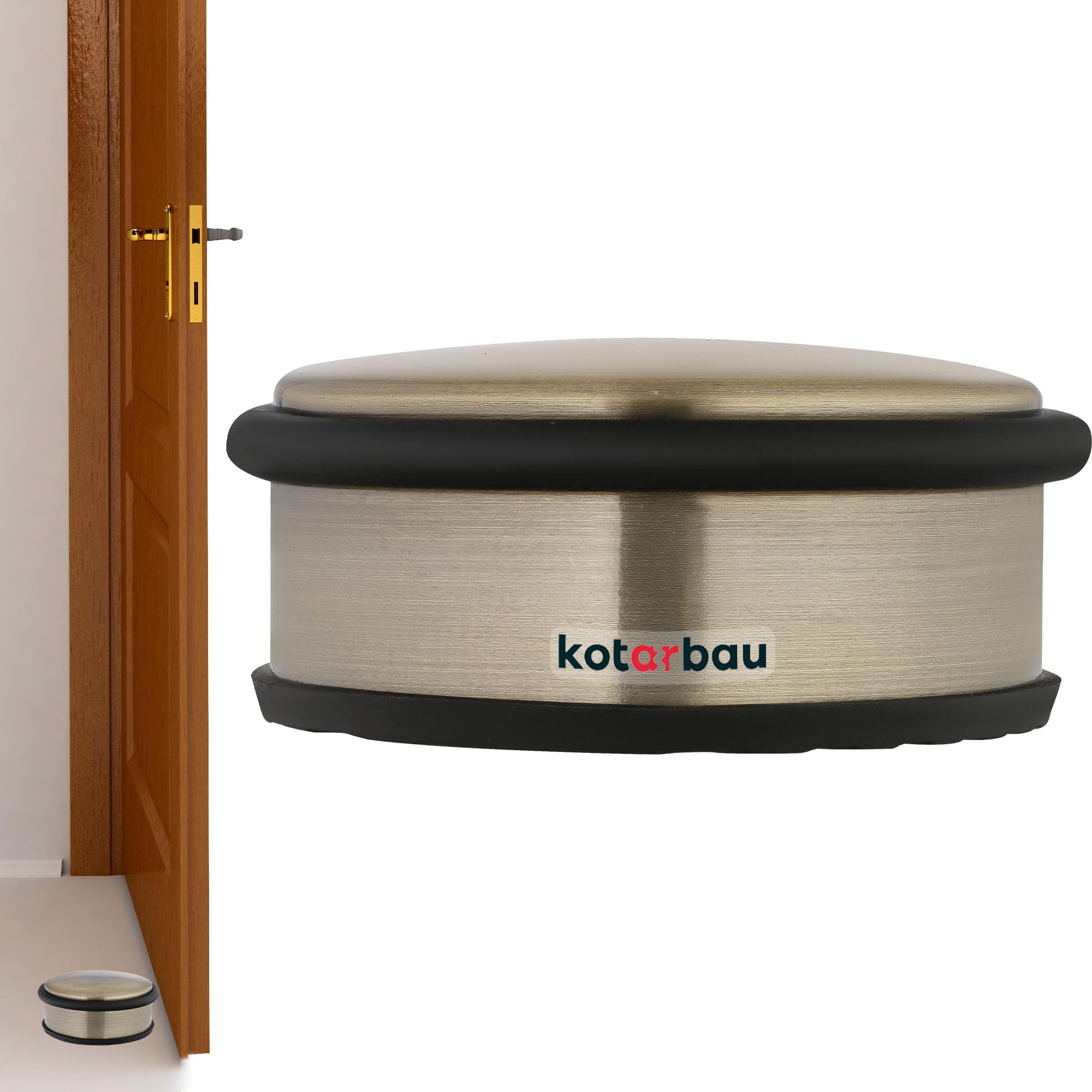 KOTARBAU® Door Stop for Doors Low Patinated
