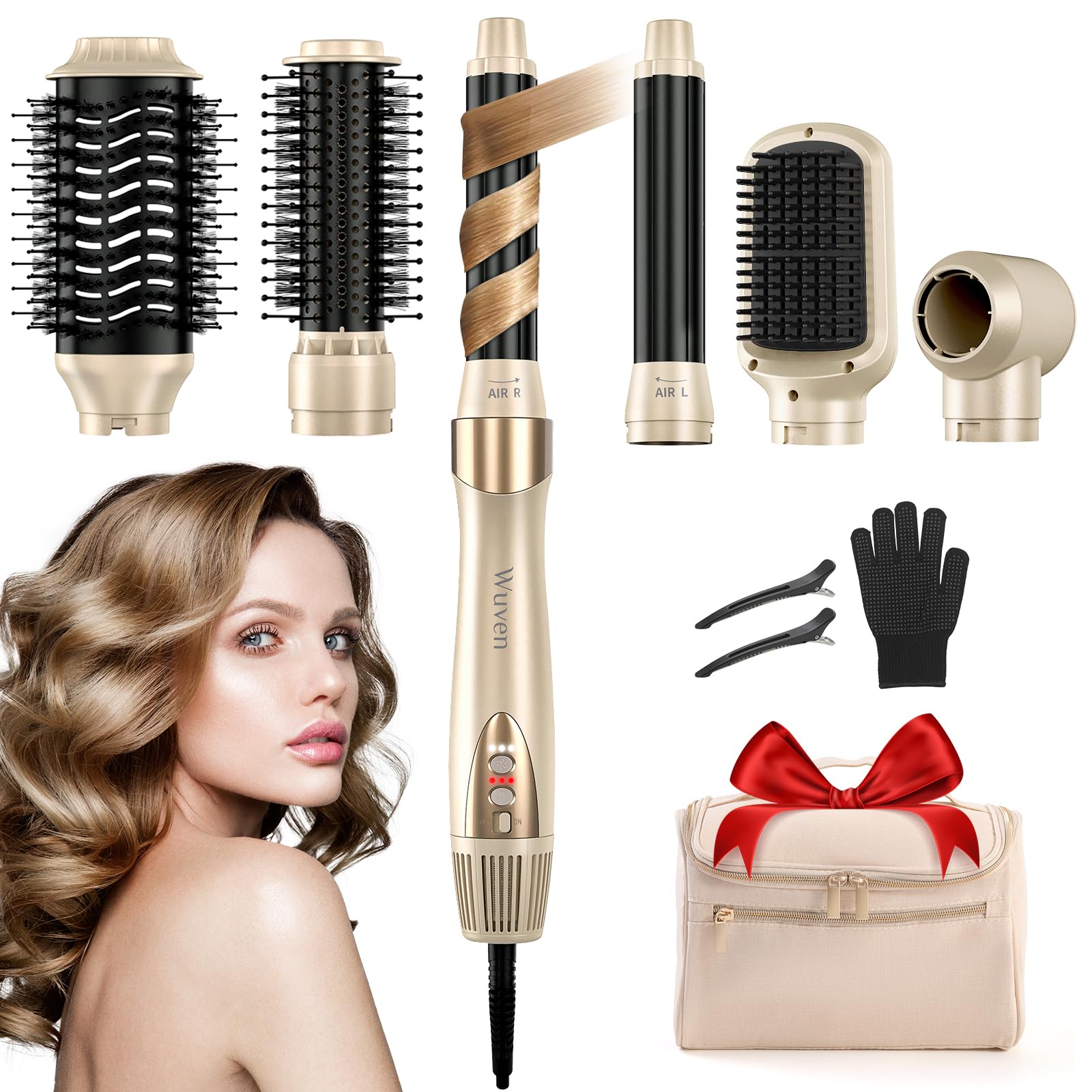 Wuven 6 in 1 Hair Dryer Brush