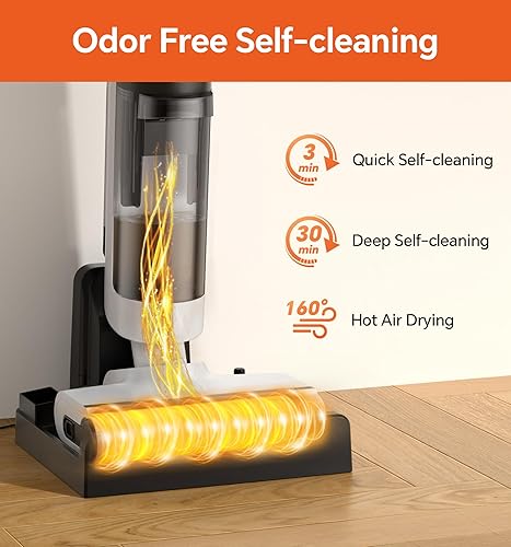 Miniatura 3 de IMAGIC M3 Wet Dry Vacuum Cleaner, Cordless Vacuum Mop All in One for Hard Floors, Lightweight Floor Cleaner for Sticky Messes with Edge Cleaning