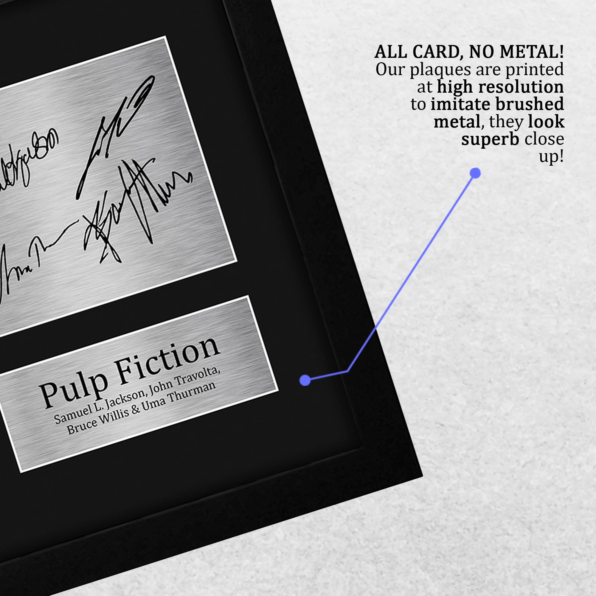 Photo Autographiée John Travolta – Pulp Fiction – Encadrée Pro + Certificat CoA