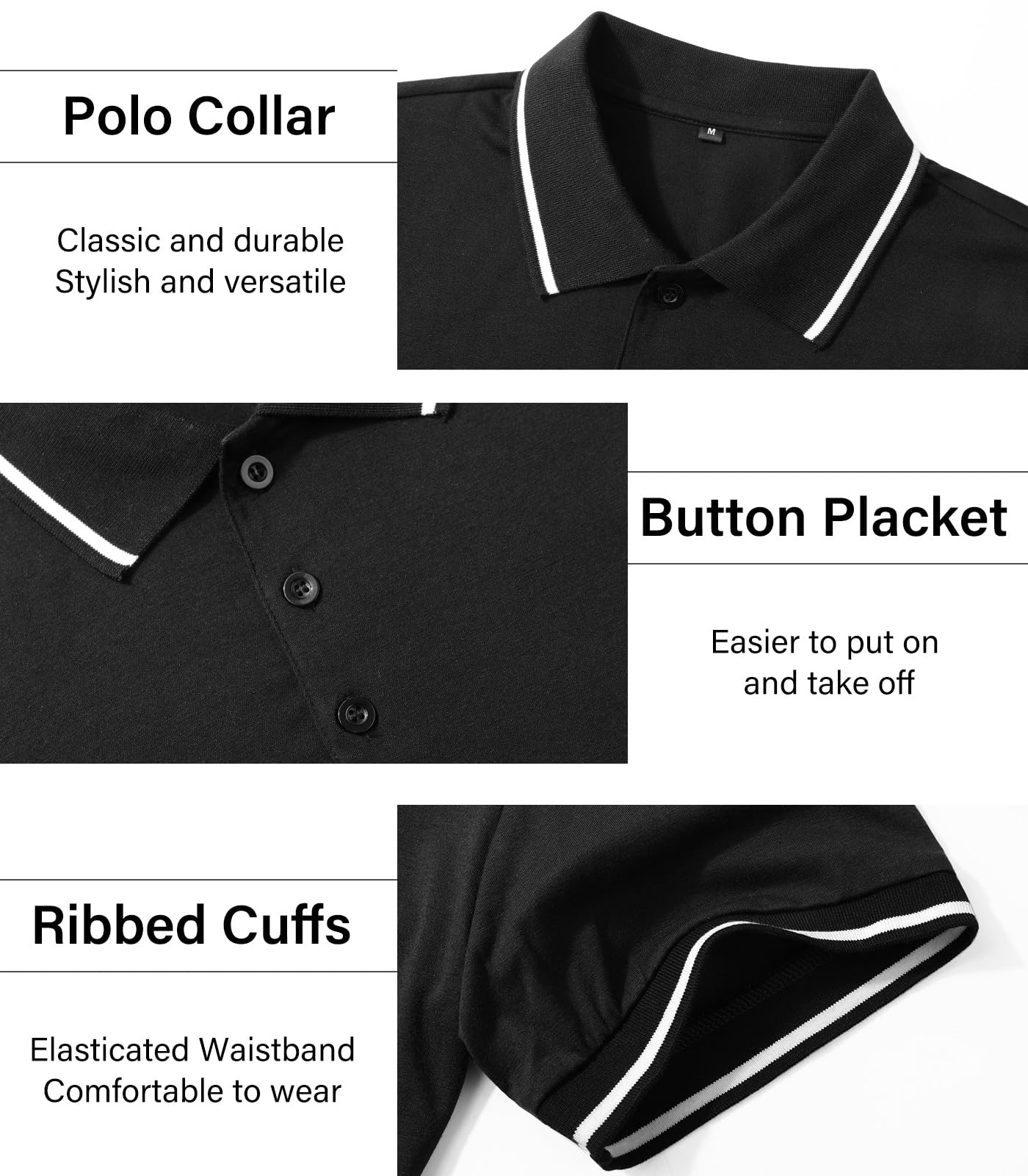 Męska koszulka polo z krótkim rękawem kontrastowy kolor koszulki polo golf koszulka polo lato regularny krój M-4XL