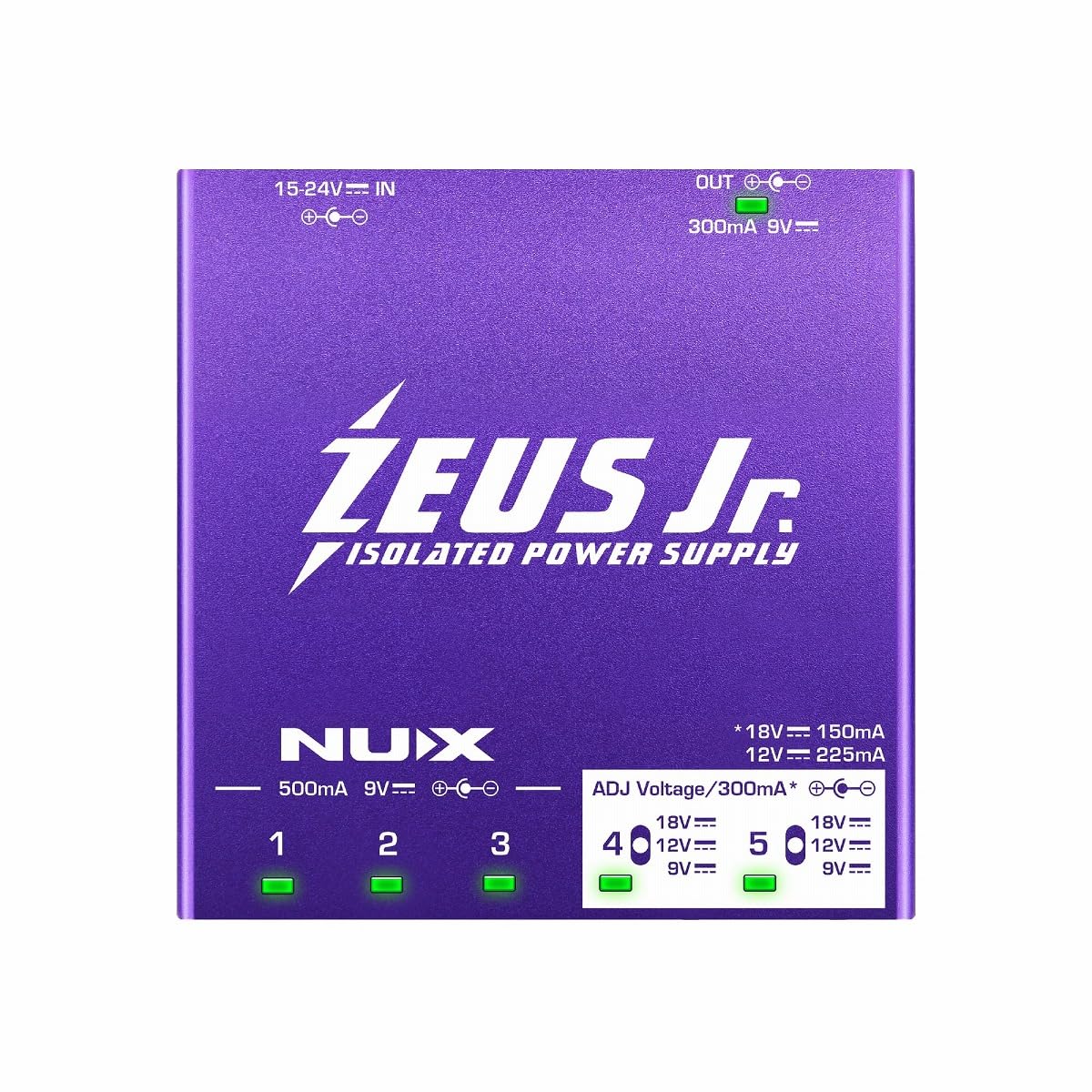 Amazon | NUX ニューエックス フルアイソレーテッドパワー