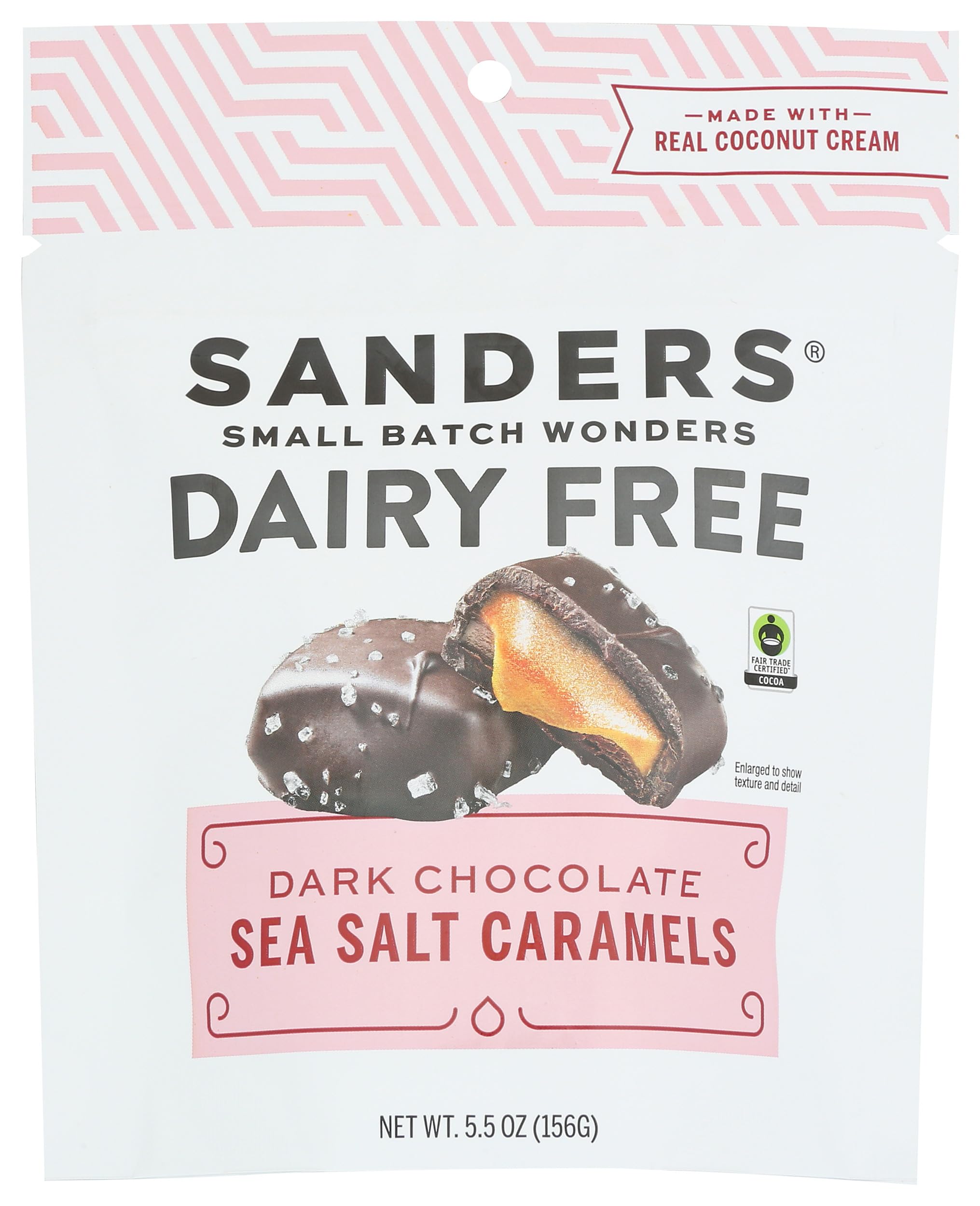 Dark Chocolate Dairy Free Sea Salt Caramels, 5.5 Oz
