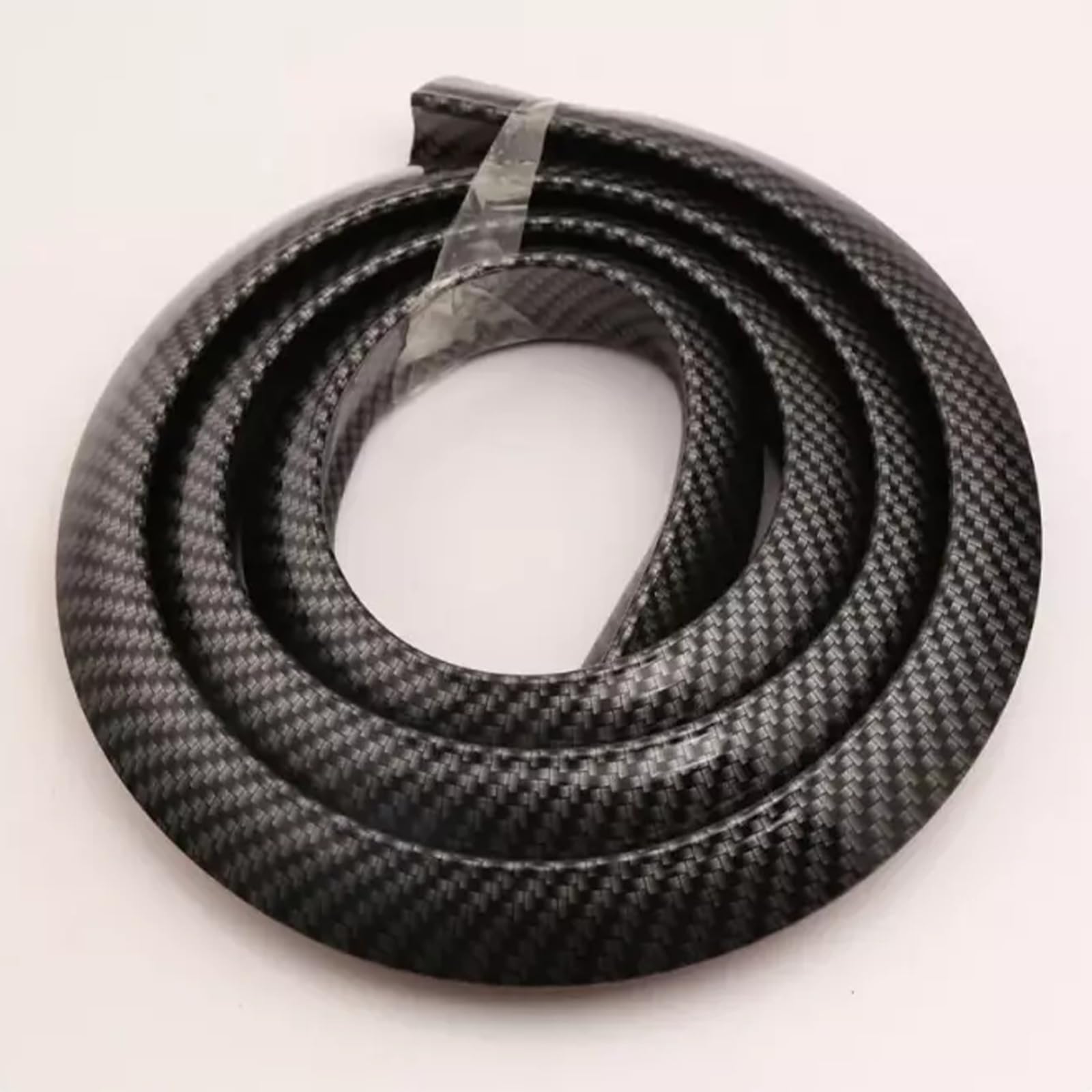 2 pezzi di protezione per cerchioni auto, 1,5 m x 4,5 cm di copertura per cerchioni universale, forma a L, protezione per cerchioni auto decorativa (fibre di carbonio)