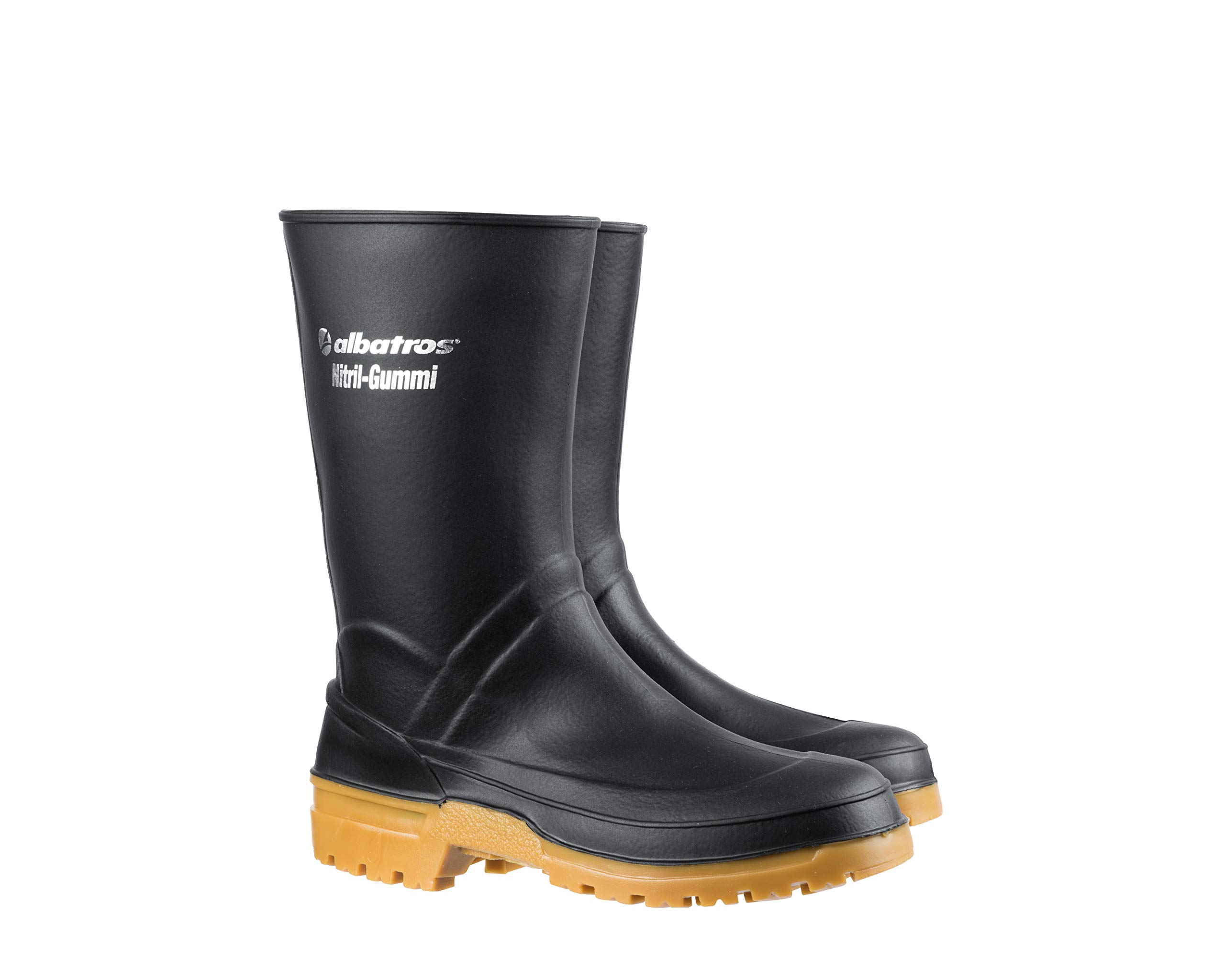 ALBATROS Guardian MID Black nitrylowe kalosze w rozmiarze 45