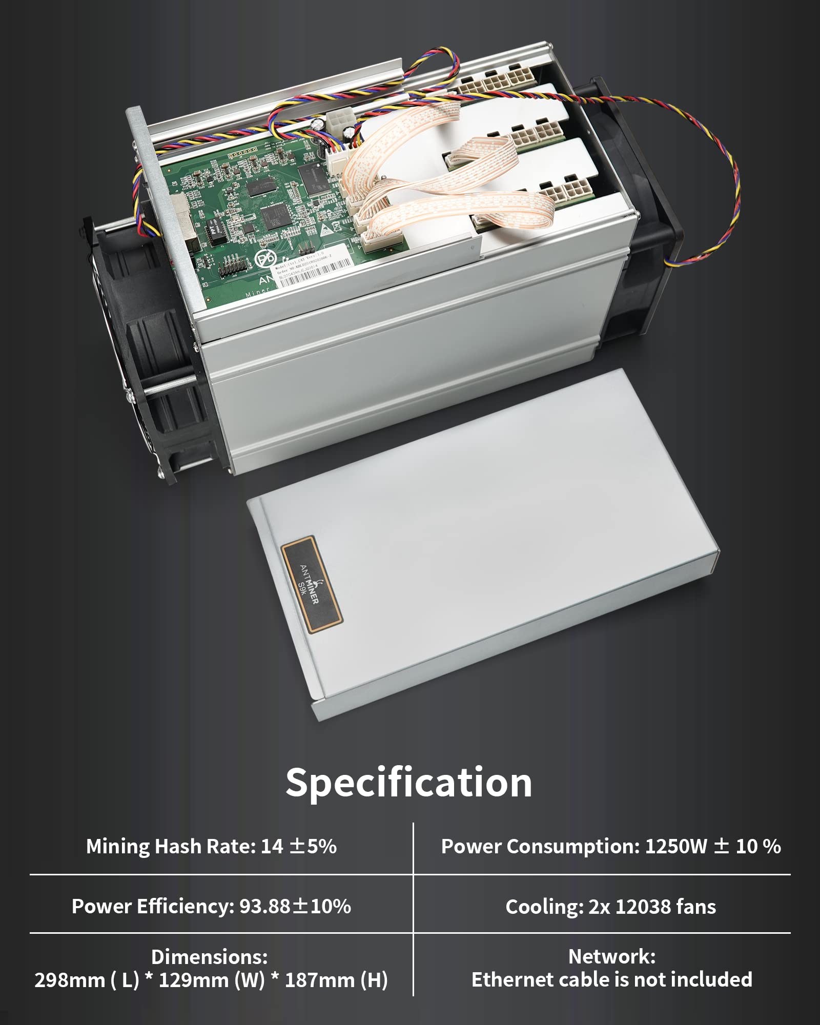 S9K 14T Bitcoin Miner, 1190W ASIC BTC Miner, Professional Bitcoin Mining  Machine Save More Energy : Amazon.sg: Electronics