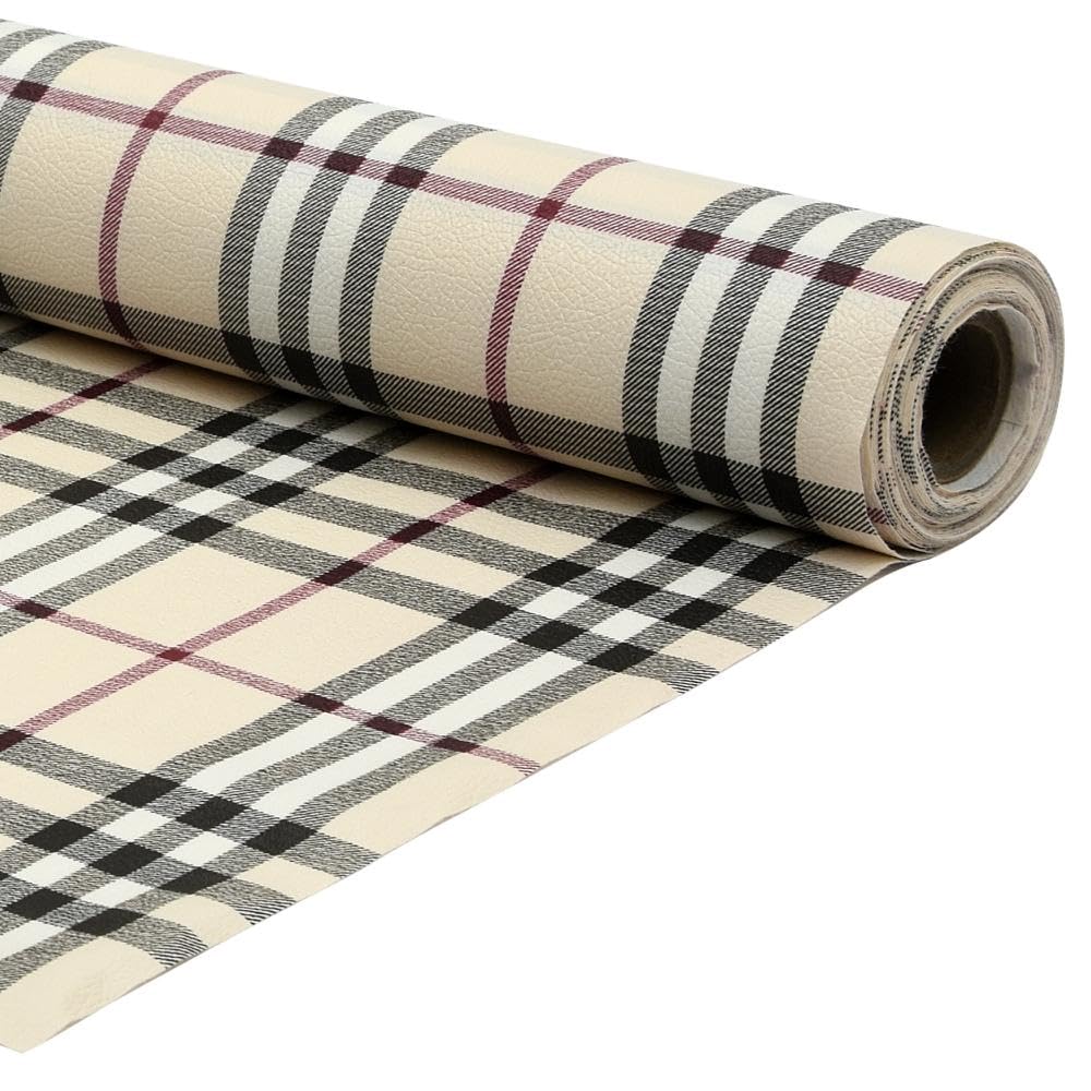 Waterproof, Non-Slip, PVC Mat for Kitchen, Dining, and Living Room – Durable, Easy-to-Clean Table Protector & Shelf Liner (Burbery, 3 Meters)-image-11
