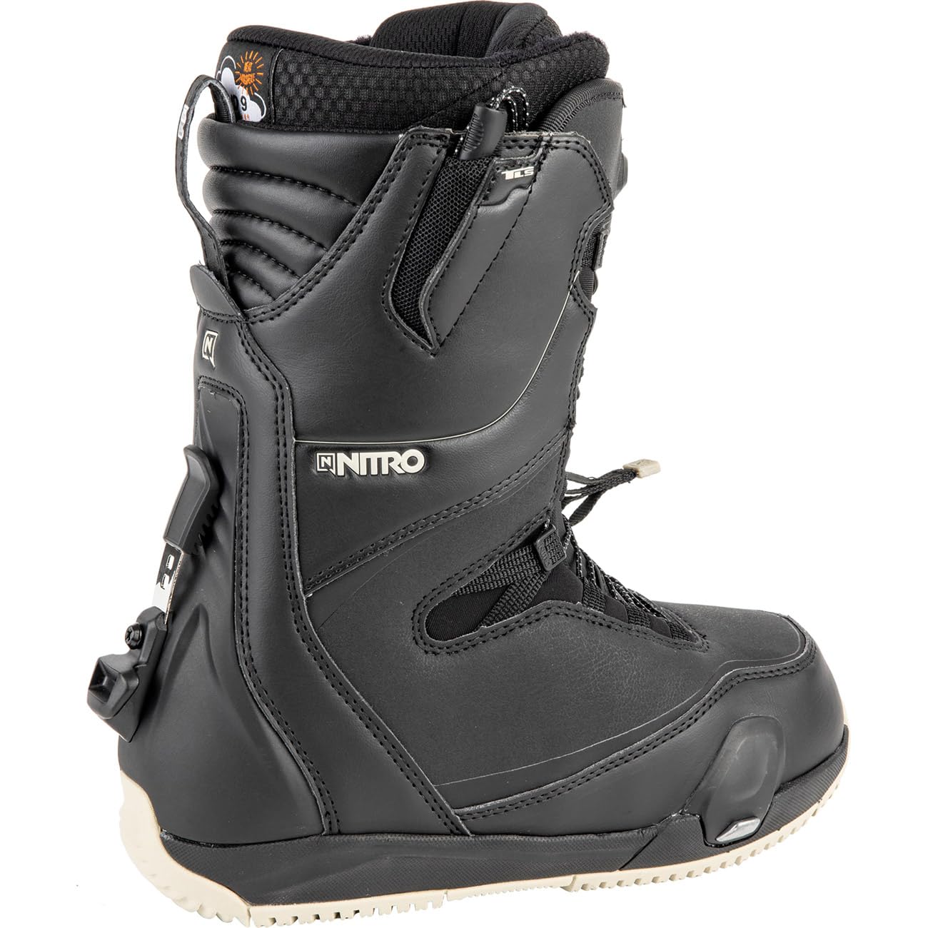 Nitro Cave TLS Step On Women's Snowboard Boots (7, Black/Sand)