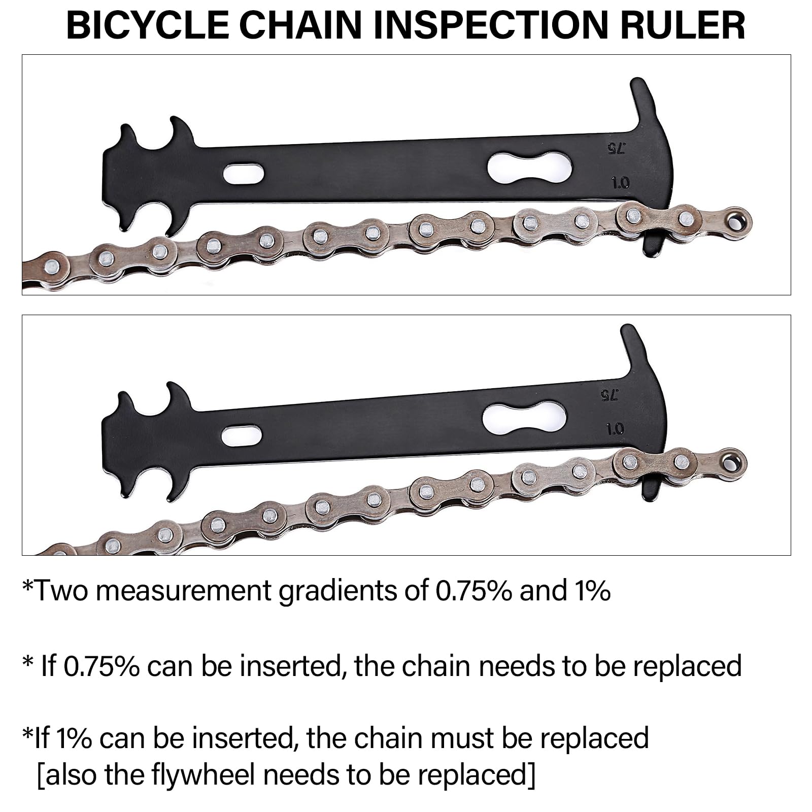 Kit Riparazione Catena Bici 3 In 1 - Smagliacatena Per MTB E Bici Da Strada 6-12 Velocità, Con Pinza E Calibro - Foto 7