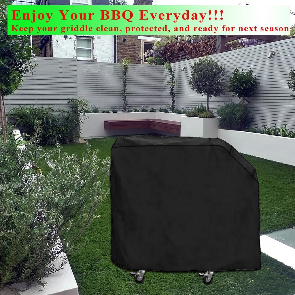 Griddle Cover for Blackstone E-Series 2-Burner 22" Electric Tabletop Griddle with Prep Cart- 600D Grill Cover for Blackstone E Series 22 Electric Griddle, Heavy Duty & Waterproof Outdoor