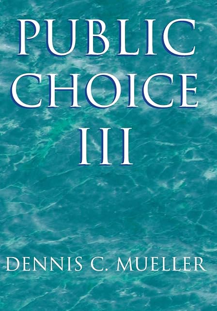 Portada de Public Choice III 3rd Edition Paperback