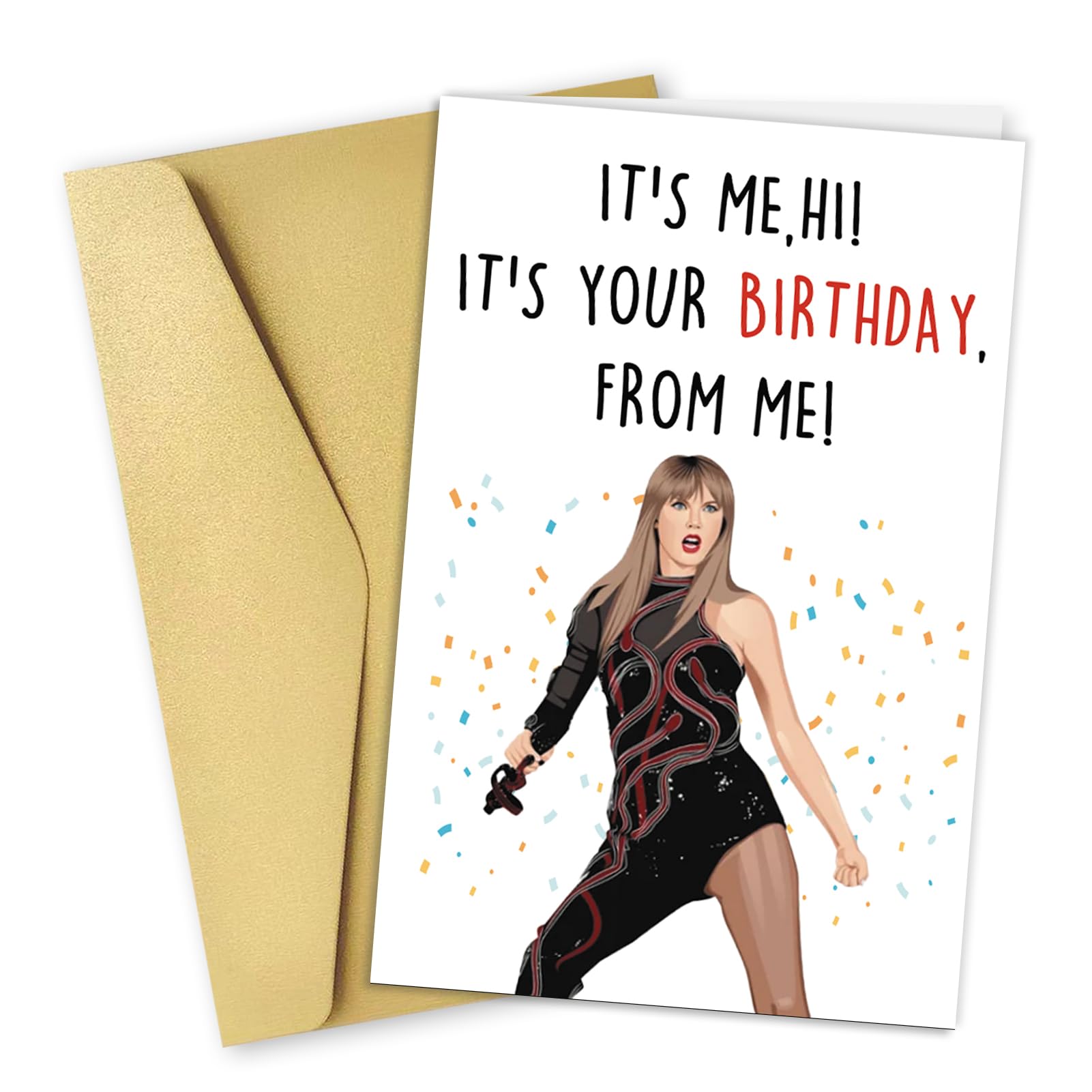 LiuuLi Wedding Day Greeting Card Pop Taylor Birthday Card,Sweet TS Birthday Card for Women Men, Unique Bday Gifts for Mom Daughter, Taylor Music Birthday Posters for Her Him