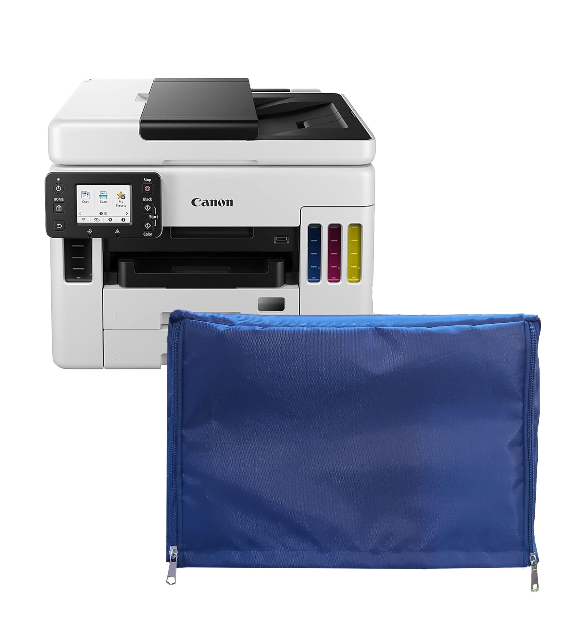 Protectio Chain Printer Cover for Canon GX7070 MAXIFY MegaTank All-in-One WiFI Ink Tank Colour Printer - Blue / Dust Proof / Washable-image-33