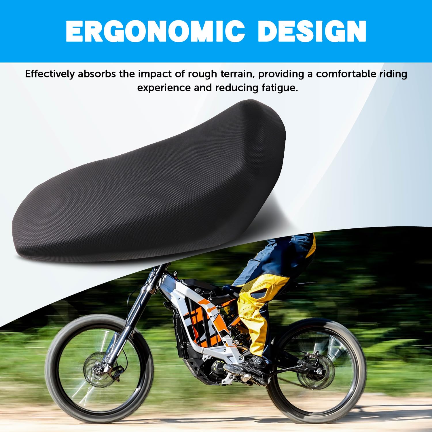 Sur Ron Sitzbezug,Motorrad Sitzbezug Dirt Bike Seat Cover Mini Fahrradsitz für Sur-Ron Light Bee Sur Ron Surron Sur-Ron S/X