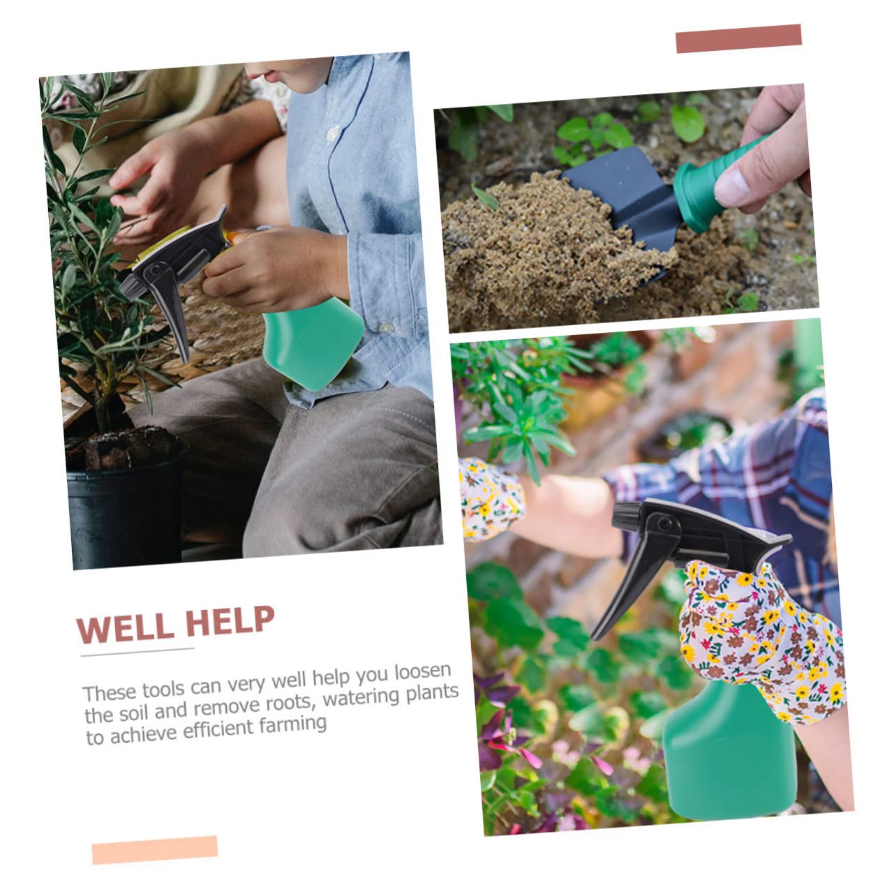 Toddmomy Outils de Jardin avec Pelles et Râteaux Kit Outils de Jardinage pour Plantation et Rangement