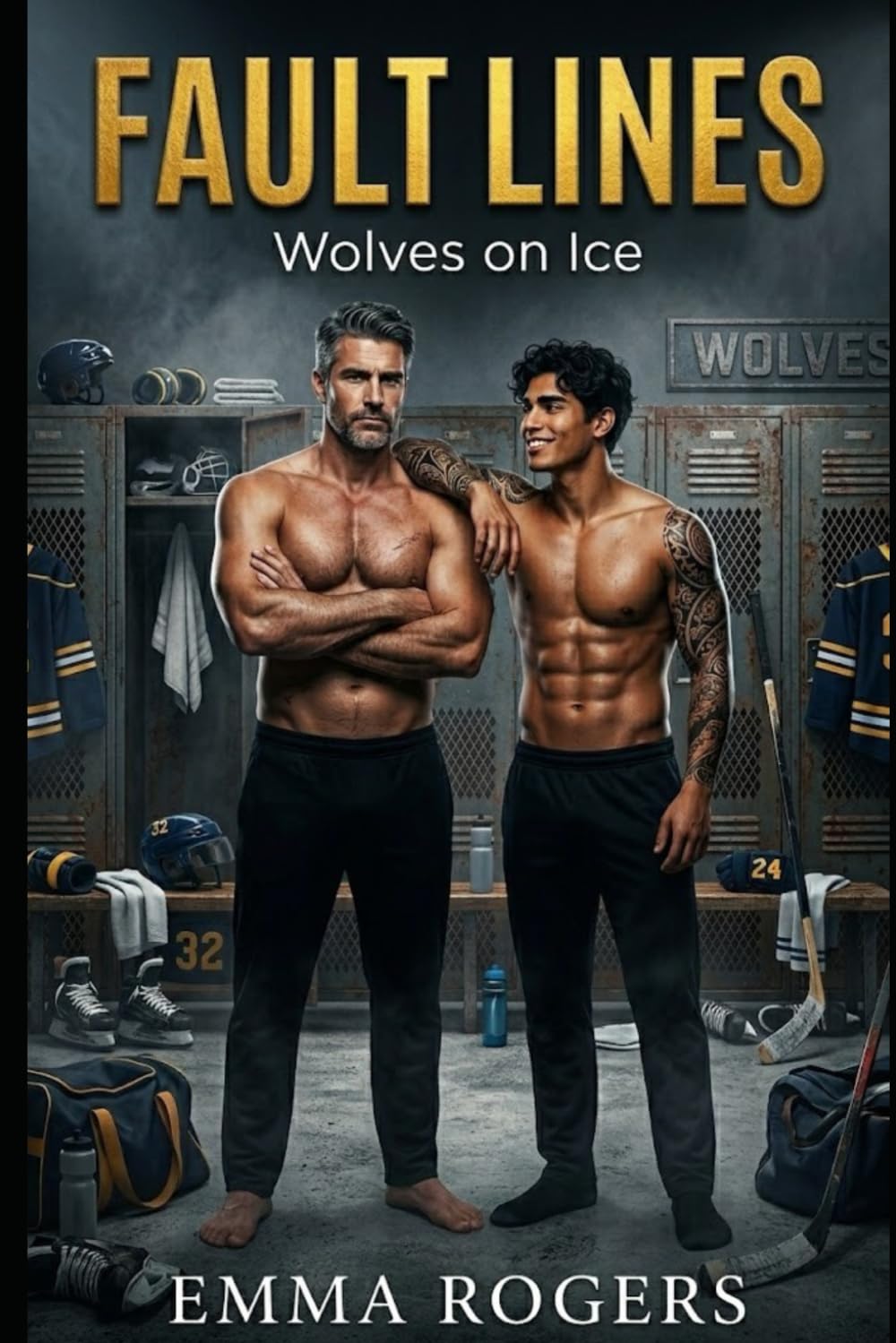 Fault Lines: A Grumpy/Sunshine Teammates to Lovers M/M Hockey Romance (The Chicago Vipers)