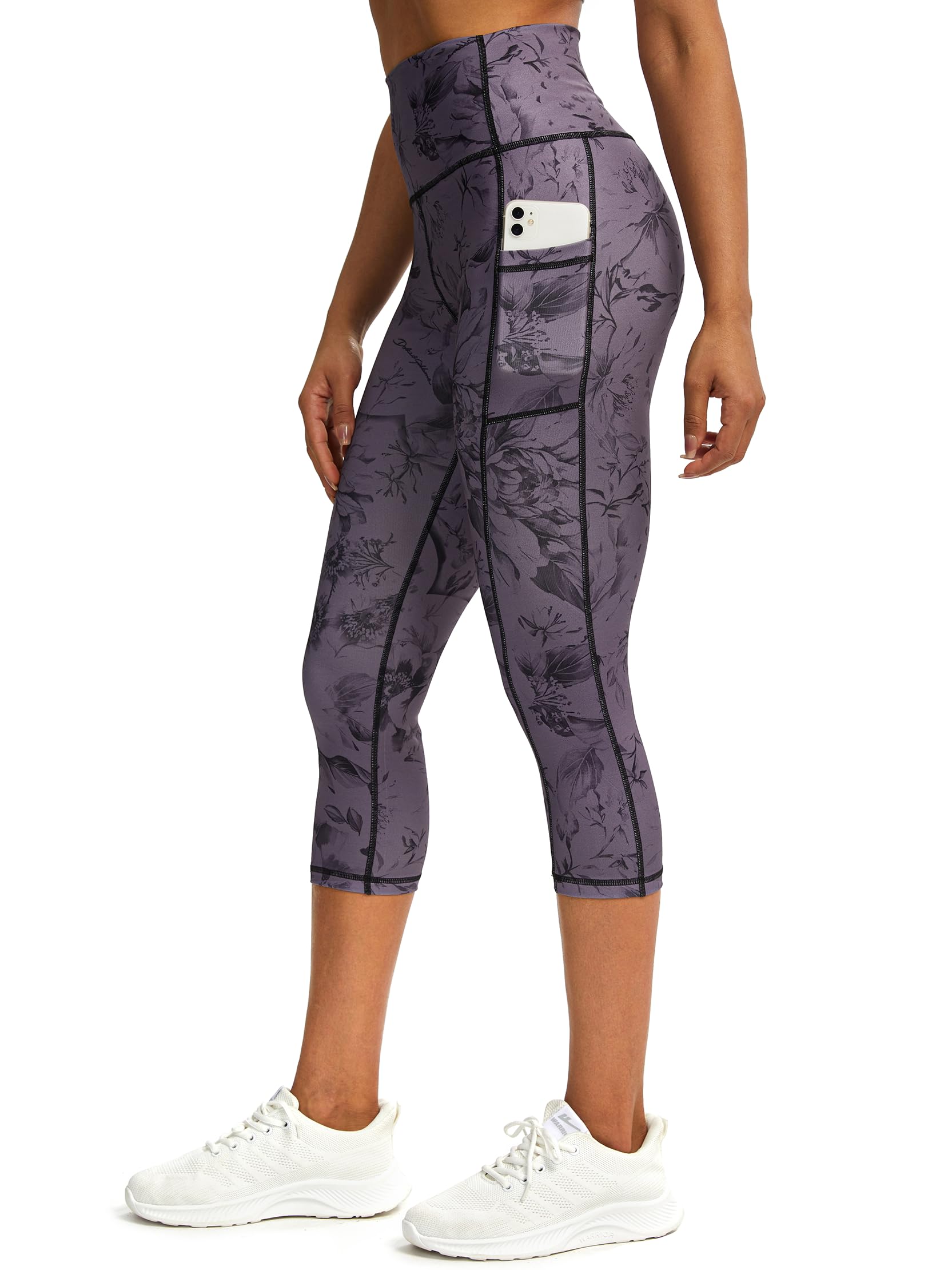 Pantacourt pour femme, legging pour femme, contrôle du ventre, pantalon de yoga avec poches, collant de course à pied, fitness, gym