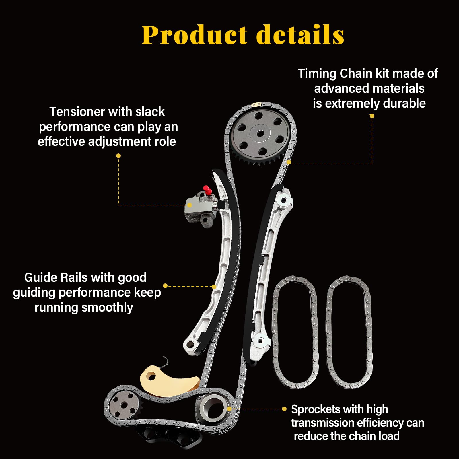 Chains For Mazda 3 Complete Timing Chain Kit For 2006-2013 Mazda 3 ...
