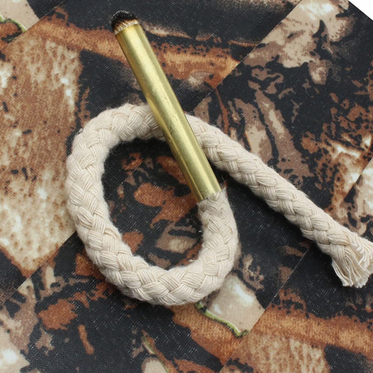 Healeved Kit para Hacer Fuego con Cuerda de Algodón, 1 Juego de Metal para Cocina y Camping, Accesorio de Supervivencia al Aire Libre