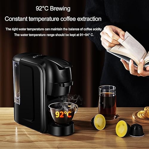 Miniatura 3 de Cafetera de cápsulas de espresso, máquinas de capuchino para el hogar, pequeña máquina de café expreso, máquina de café automática, máquina de café