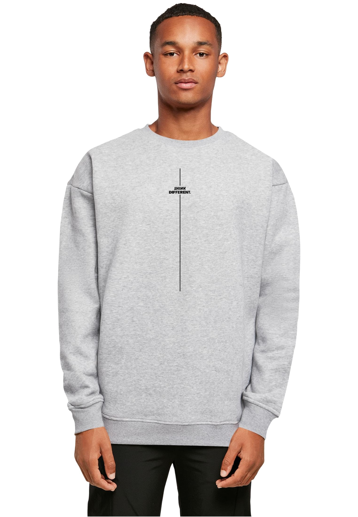 MERCHCODE Herren Mp5012702-think Different Sweat Crewneck Hooded Sweatshirt (1er Pack)