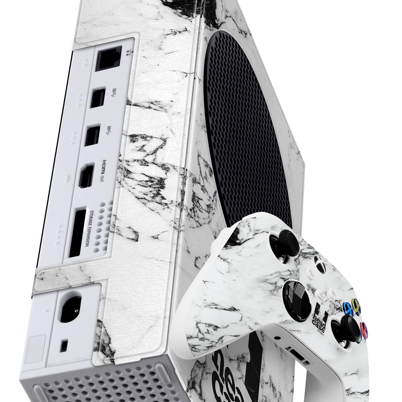 Head Case Designs Licenza Ufficiale Supernatural Sam, Dean, Castiel & Crowley Arte Chiave Console Da Gioco Wrap E Pelle Per Controller Compatibile con Xbox Series S Console & Controller Bundle