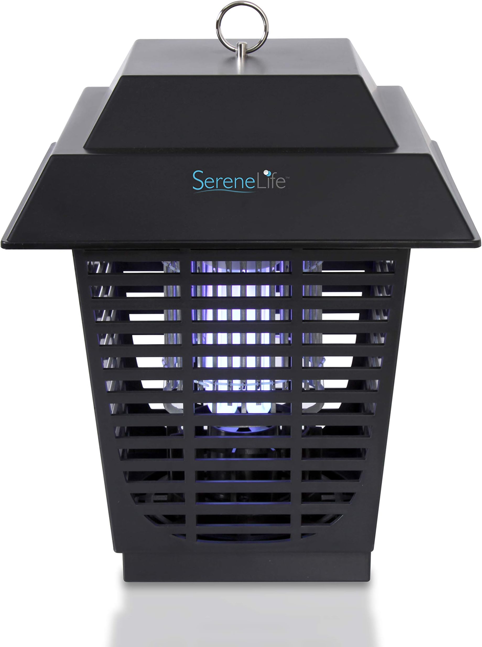 Electric Bug Zapper - Fly & Mosquito Killer, Insect Eliminator or Flying Bug Trap Weather Resistant Electronic Lamp Plug in with UV Light for Home, Indoor and Outdoor Use- SereneLife (AZPSLBZ22)