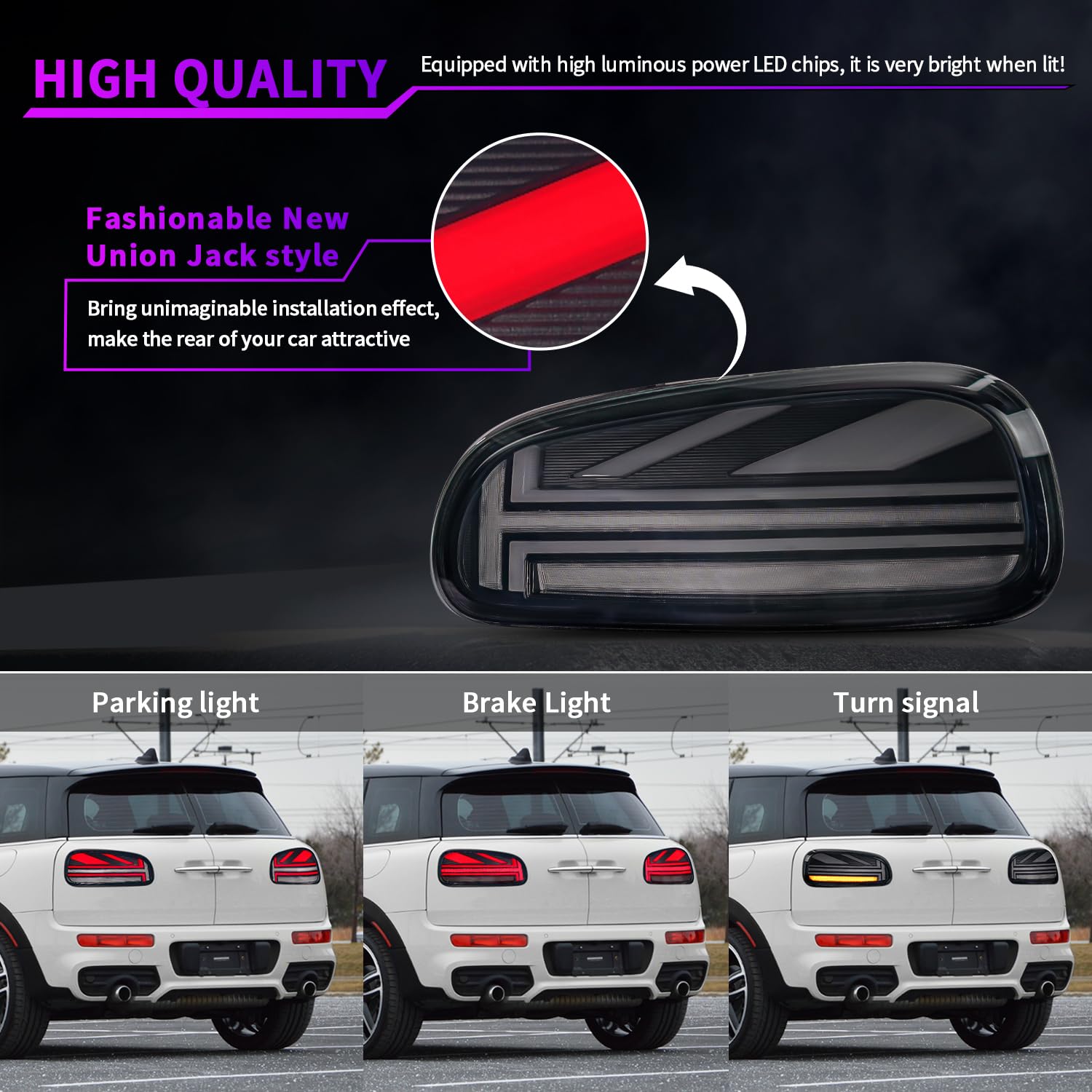 MINI F54 テールライトアセンブリ 2015-2020 ミニクラブマン Amazon | LONGDING LEDテールライト アセンブリ JCW MINI F54 Cooper S