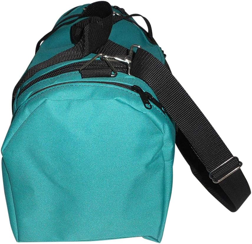Large Triple Duffle with U Opening, Front Pocket and Two Side Compartment, Perfect Cabin Bag Made in USA.