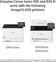 Vista 6 de Canon Genuine 045 Yellow Toner Cartridge Compatible with LBP612Cdw, MF632Cdw, MF634Cdw