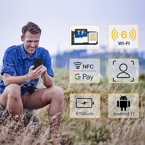 Miniatura 7 de UMIDIGI Bison GT2 5G Smartphones resistentes desbloqueados, 8G+128GB Android 12 impermeable IP68IP69K MediaTek Dimensity 900 6nm 64MP cámara