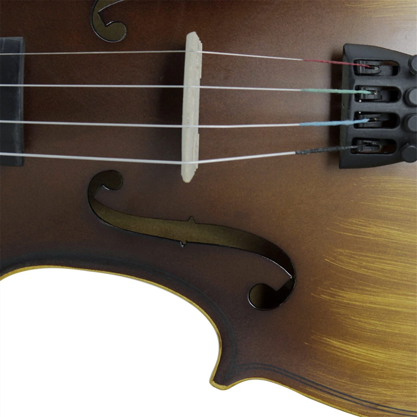 4/4 Violino Acustico in Legno Massello con Custodia Violino Arco Strumento Musicale A Corde Regalo Musicale per Studenti Violini per Studenti