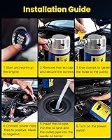 Vista 4 de Bomba eléctrica de cambio de aceite de 12 V 100 W, extractor de fluidos multiusos y bomba de transferencia para aceite de motor, líquido