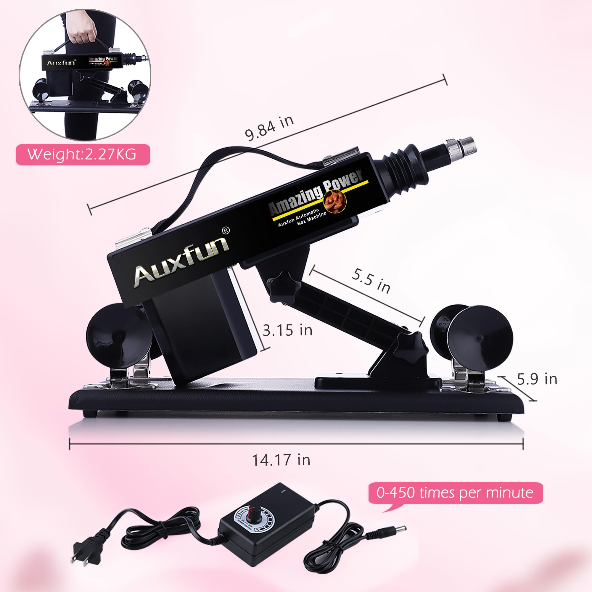 Máquina sexual con consoladores, máquina sexual para pareja sexuales, máquina de consoladores con accesorios para máquinas sexuales 3XLR, máquina de amor con velocidad ajustable, juguete sexual