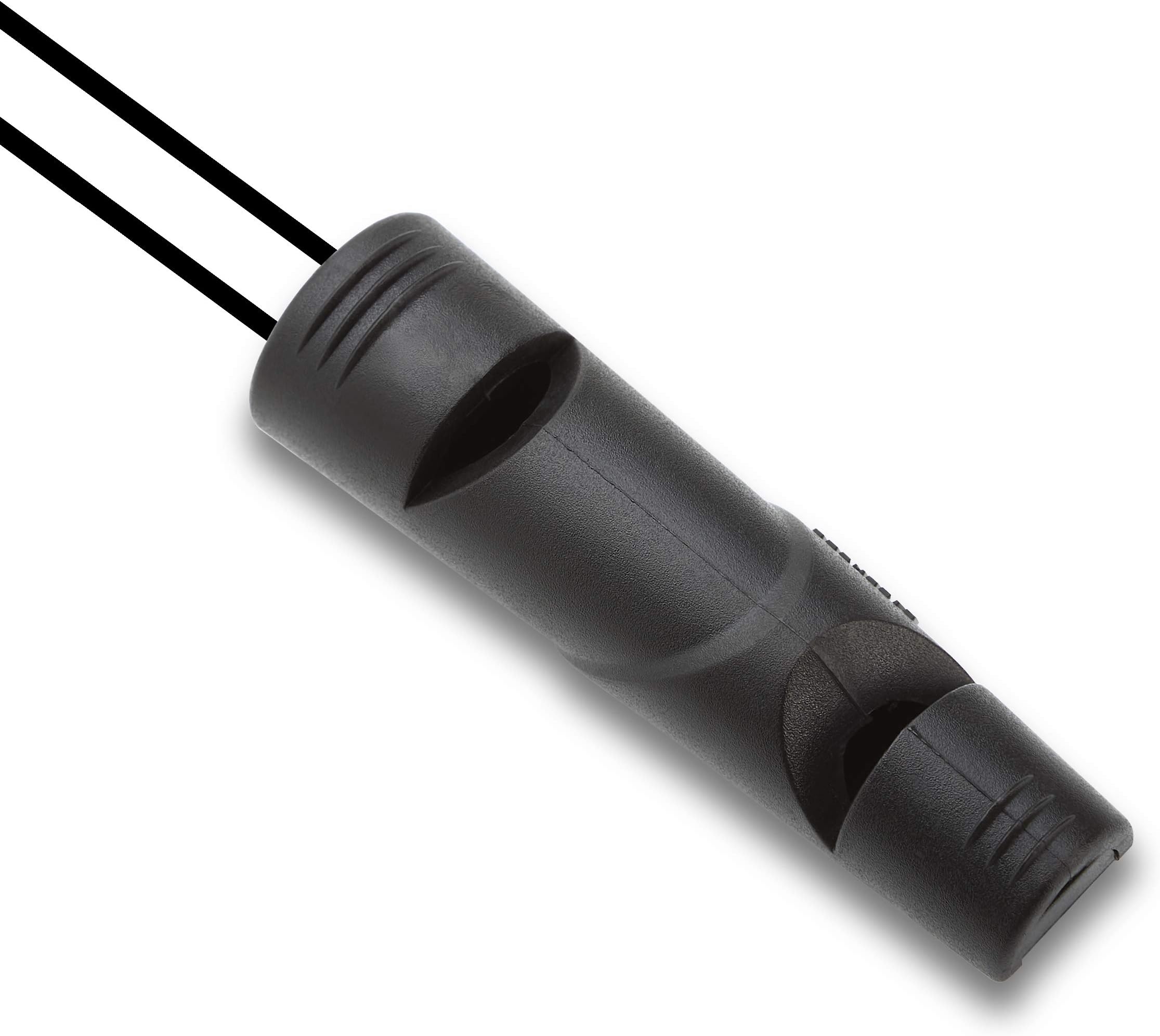 Mikki Dog and Puppy 2-Tone Training Whistle - for Dog Obedience and Recall Training,Black,Medium