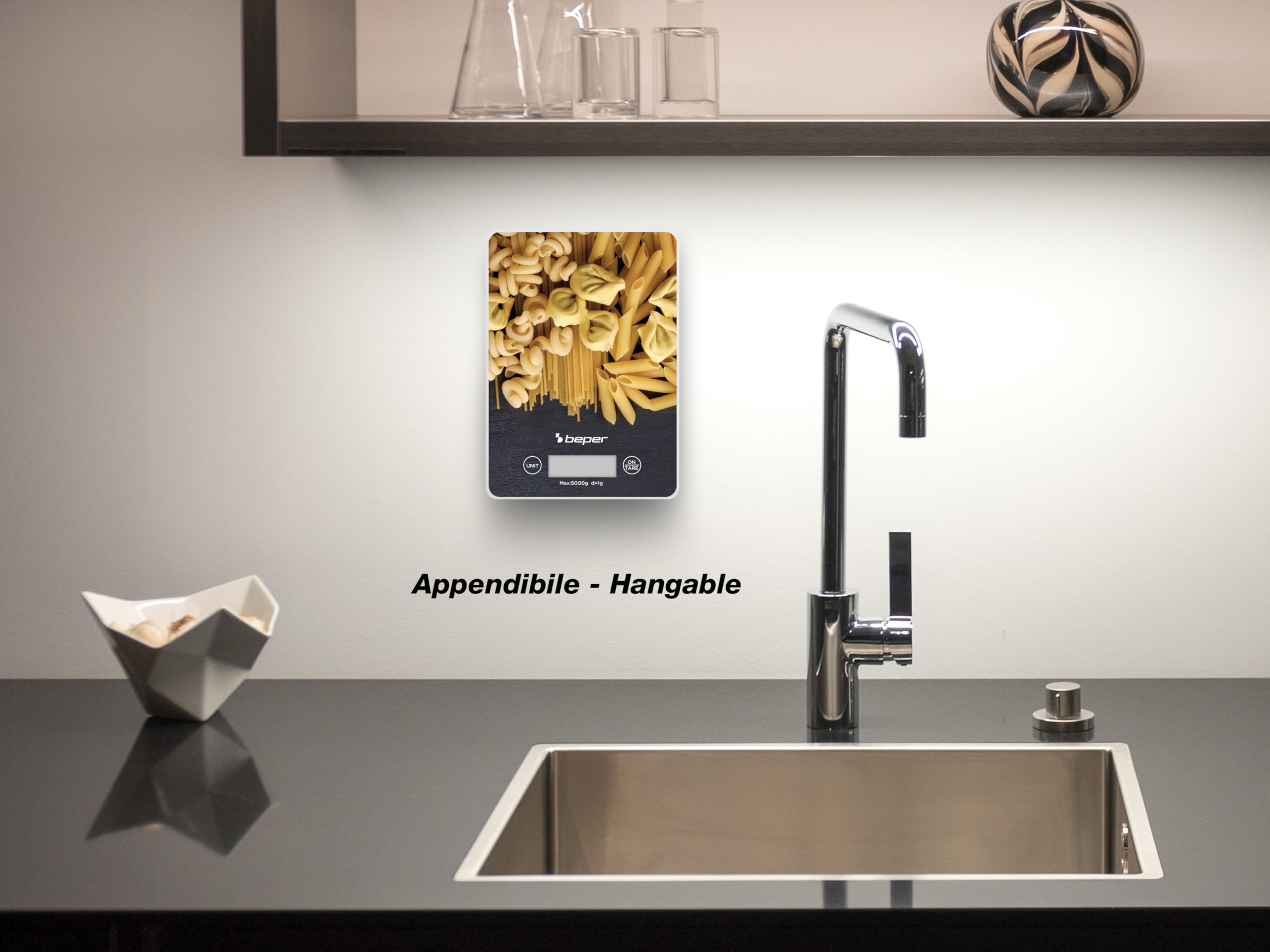 Bilancia Cucina Digitale GLASS - Bilancia Elettronica 10kg Precisione Melchioni - Foto 7