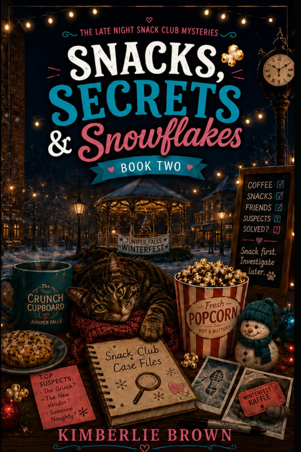 Snacks, Secrets & Snowflakes: Book Two of The Late-Night Snack Club Mysteries