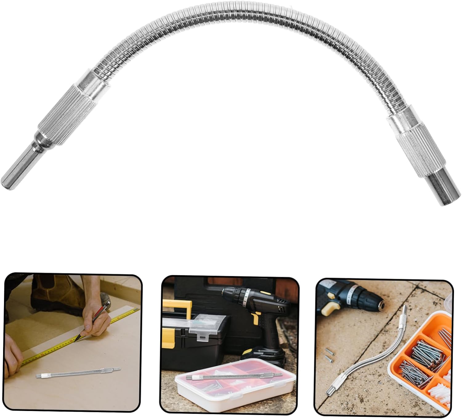Flexible Drill Bit Extension Metal Drill Bit Extender Holder Flex Shaft