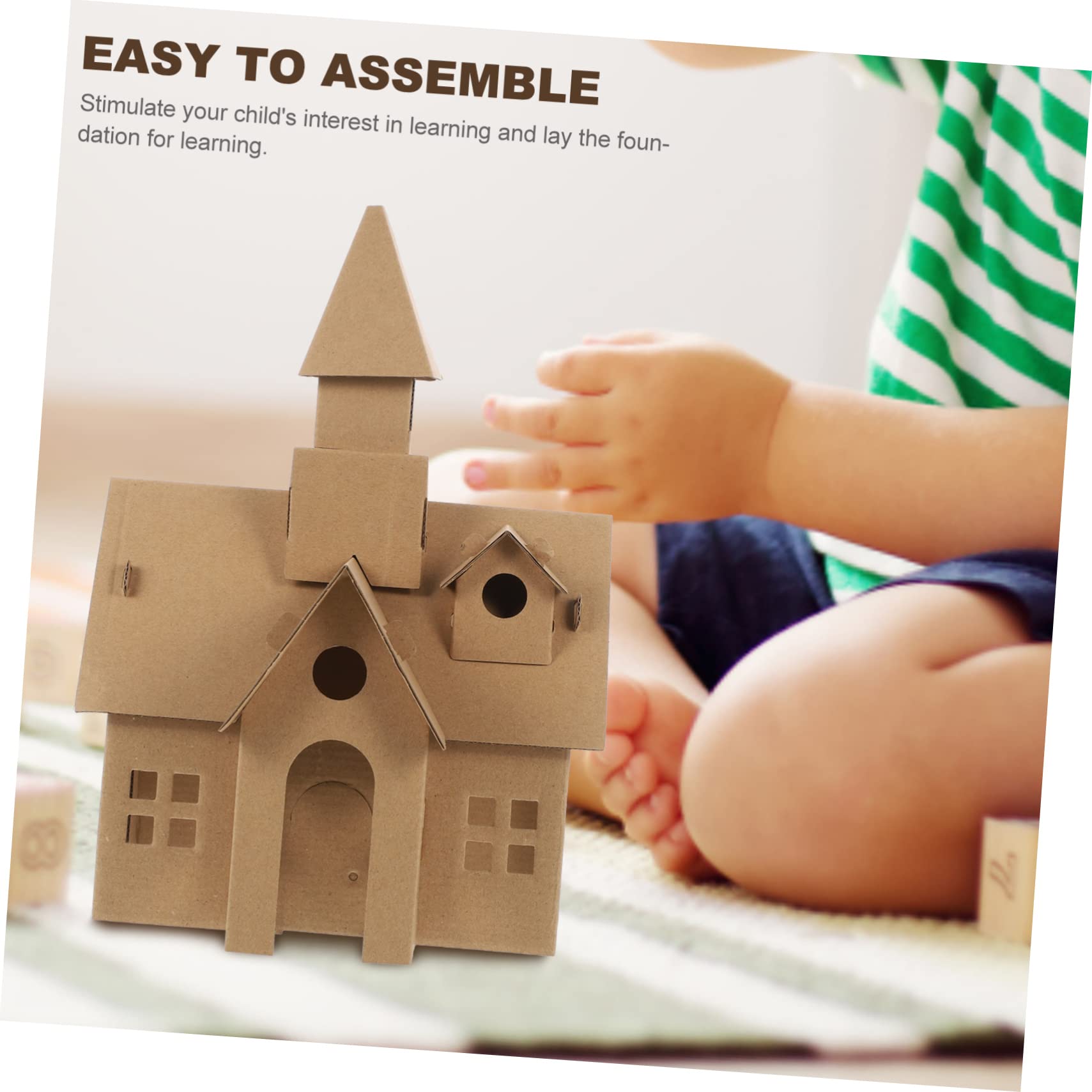 Toddmomy 2 Piezas De Castillos De Bricolaje Para Niños, Juguete Educativo De Construcción Diy, Decoración Creativa Para Navidad o Cumpleaños