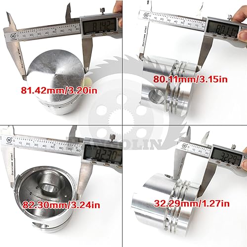 Miniatura 4 de PANGOLIN V1702 V1702B Kit de reconstrucción del motor para Kubota Junta de revestimiento de pistón Bobcat 743 733 pieza de repuesto