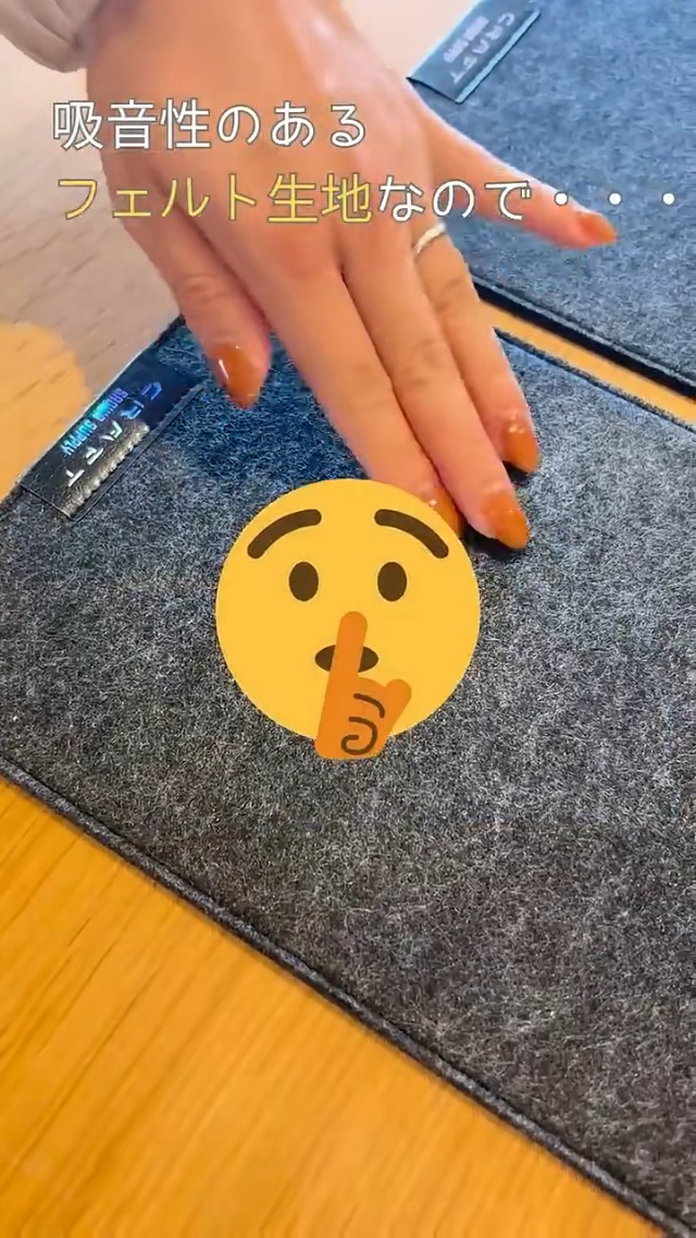 Amazon | サンワダイレクト キーボードマット 幅40×奥行17cm フェルト