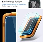 Spigen Tempered Glass Screen Protector [GlasTR AlignMaster] designed for Pixel 8a [Case Friendly] - 2 Pack… | 9H Hardness, Case-Friendly, Crystal Clear, Touch Responsive, Oleophobic Coating, Guide-Frame Install, Scratch Resistant